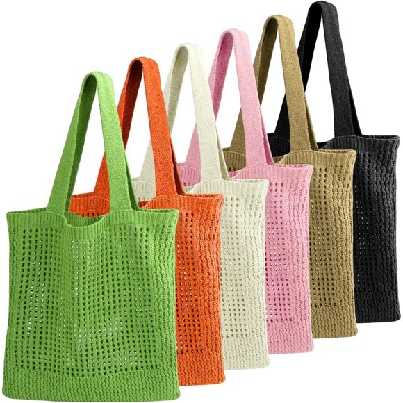 Women's Beige Shoulder Shopping Handbag Casual Travel Totes Fold Able Bags - Picture 7 of 7